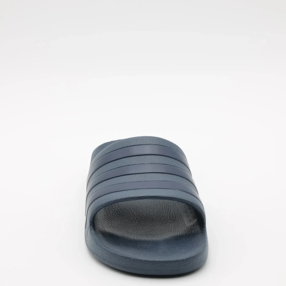 Adidas Unisex Adilette Aqua Slides Casual Slip-On Sandals Navy Blue Size M8 W9‎
